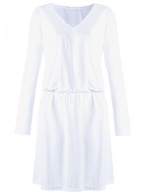 Платье-туника с V-образным вырезом Lygia & Nanny. Цвет: белый