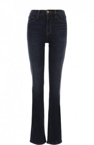 Расклешенные джинсы с завышенной талией J Brand. Цвет: темно-синий