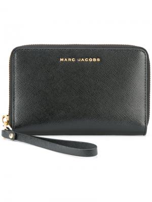 Двухцветный кошелек Marc Jacobs. Цвет: чёрный