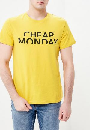 Футболка Cheap Monday. Цвет: желтый