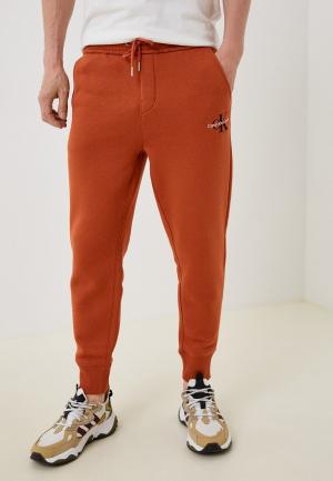 Брюки спортивные Calvin Klein Jeans. Цвет: оранжевый