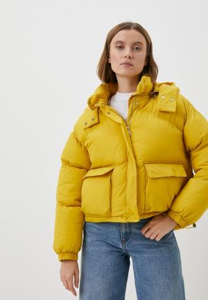 Куртка утепленная Lakressi. Цвет: желтый