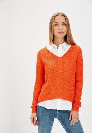 Пуловер Jacqueline de Yong. Цвет: оранжевый