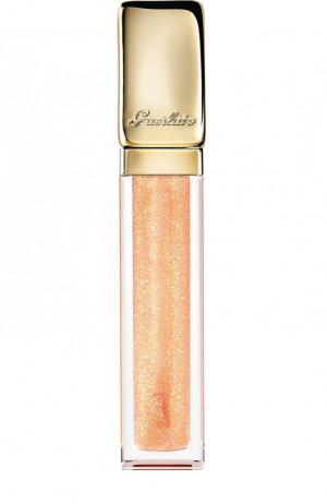 Блеск-бальзам для губ Terracotta Kiss Delight, оттенок 01 Peach Syrup Guerlain. Цвет: бесцветный