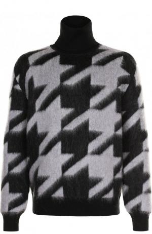 Шерстяной свитер с воротником-стойкой Givenchy. Цвет: черный