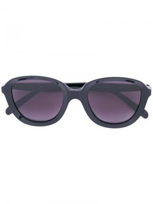Солнцезащитные очки с круглой оправой Céline Eyewear. Цвет: чёрный