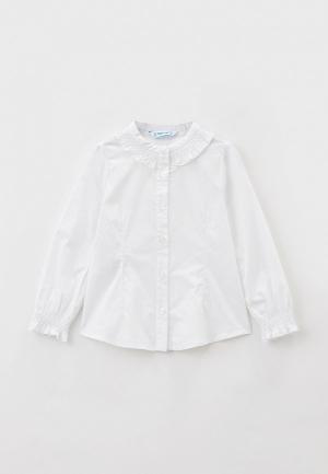 Блуза Mayoral. Цвет: белый