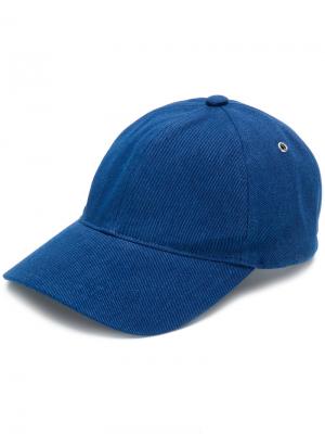 Джинсовая кепка A.P.C.. Цвет: синий