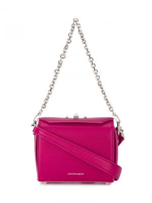 Квадратная сумка на плечо 19 Alexander McQueen. Цвет: розовый и фиолетовый