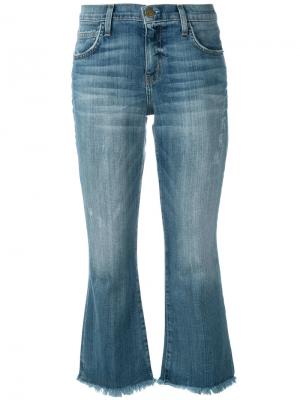 Укороченные джинсы Flip Flop Current/Elliott. Цвет: синий