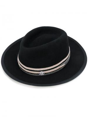 Шляпа Andre Maison Michel. Цвет: чёрный