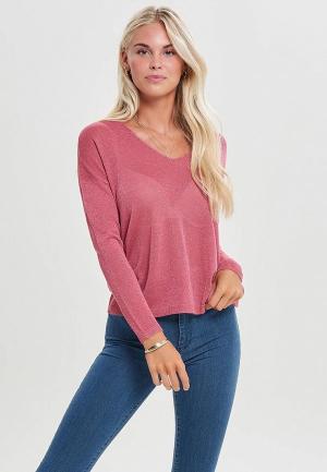 Пуловер Only. Цвет: розовый