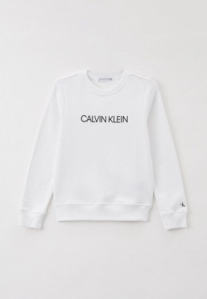 Свитшот Calvin Klein Jeans. Цвет: белый
