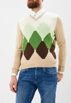Пуловер Trussardi Collection. Цвет: разноцветный