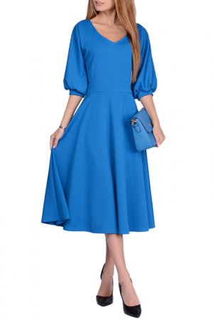 Платье FRANCESCA LUCINI. Цвет: голубой