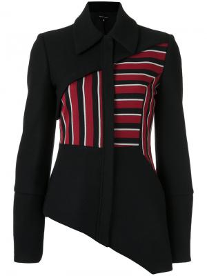 Asymmetric jacket Gloria Coelho. Цвет: чёрный