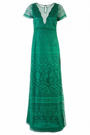 Платье Alberta Ferretti. Цвет: зеленый