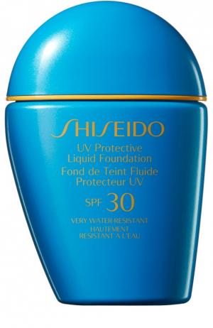 Солнцезащитное жидкое тональное средство Suncare SPF 30 Shiseido. Цвет: бесцветный