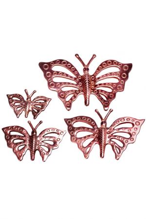 Панно составное Бабочки UMA. Цвет: медный