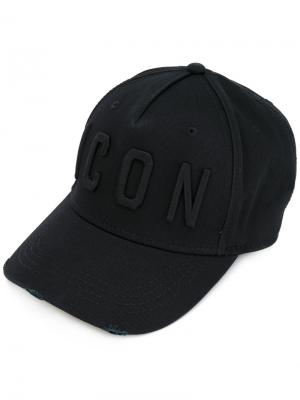 Бейсбольная кепка ICON Dsquared2. Цвет: чёрный