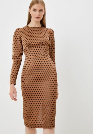 Платье Ruxara. Цвет: коричневый