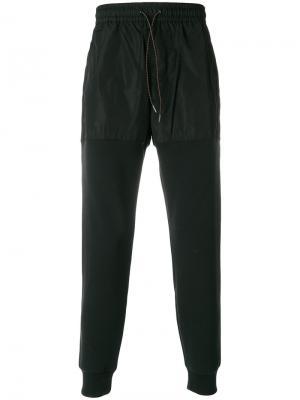 Спортивные брюки с эластичным поясом Burberry. Цвет: чёрный
