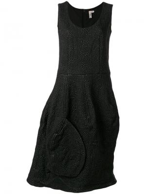 Асимметричное структурированное платье Comme Des Garçons. Цвет: чёрный