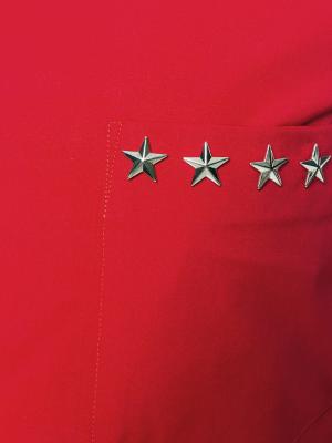 Рубашка на пуговицах с длинными рукавами Comme Des Garçons Girl. Цвет: красный