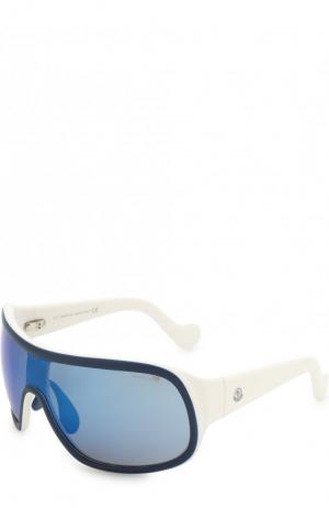 Солнцезащитные очки Moncler. Цвет: синий