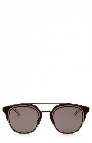 Солнцезащитные очки Dior. Цвет: темно-коричневый