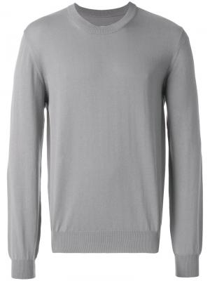 Классический свитер Maison Margiela. Цвет: серый