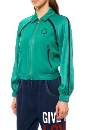 Куртка Karl Lagerfeld. Цвет: зеленый