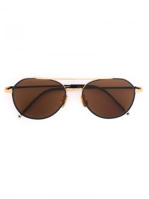 Солнцезащитные очки Thom Browne Eyewear. Цвет: синий