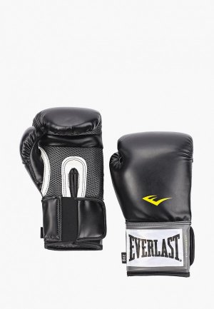 Перчатки боксерские Everlast. Цвет: черный