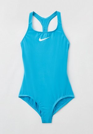 Купальник Nike. Цвет: голубой