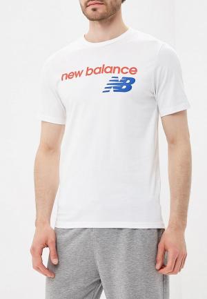 Футболка New Balance. Цвет: белый