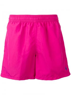 Шорты для плавания Polo Ralph Lauren. Цвет: розовый и фиолетовый