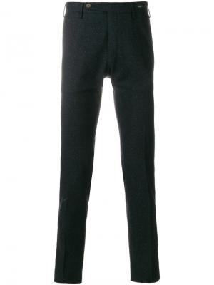 Прямые трикотажные брюки Pt01. Цвет: синий