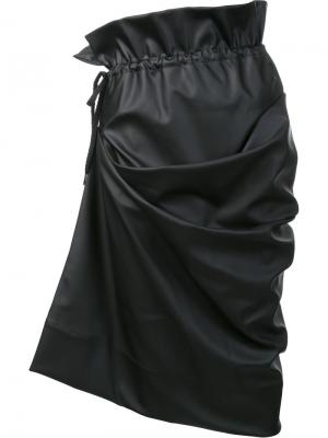 Юбка с кожаным эффектом Andreas Kronthaler For Vivienne Westwood. Цвет: чёрный