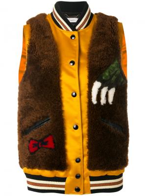 Куртка-бомбер Rexy Coach. Цвет: коричневый