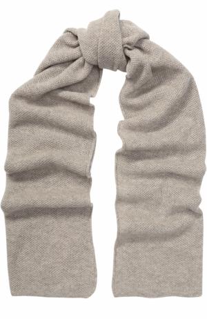 Вязаный шарф из кашемира Inverni. Цвет: бежевый