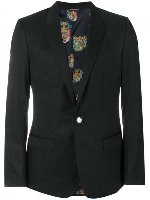 Приталенный пиджак Dolce & Gabbana. Цвет: чёрный