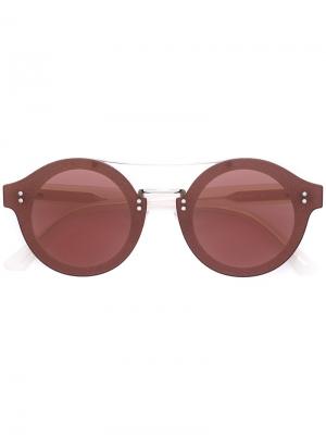Солнцезащитные очки Montie Jimmy Choo Eyewear. Цвет: коричневый