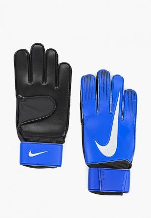 Перчатки вратарские Nike. Цвет: синий