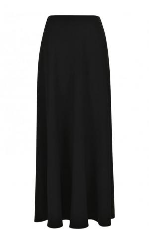 Однотонная юбка-макси Escada. Цвет: черный