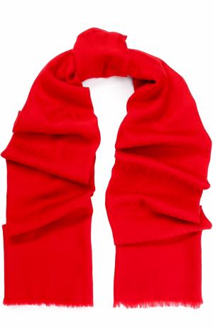 Кашемировый шарф Escada. Цвет: красный