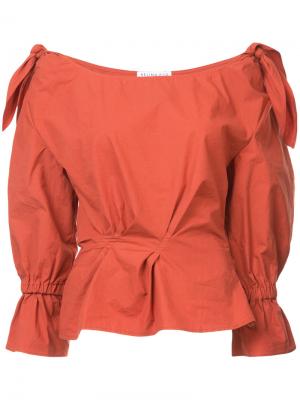 Рубашка Michelle Rejina Pyo. Цвет: жёлтый и оранжевый