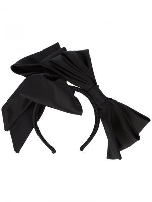 Ободок для волос с двумя бантами Dolce & Gabbana. Цвет: чёрный
