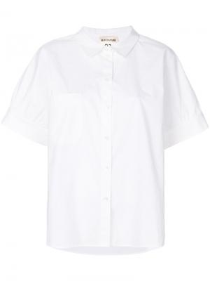 Рубашка с короткими рукавами Semicouture. Цвет: белый