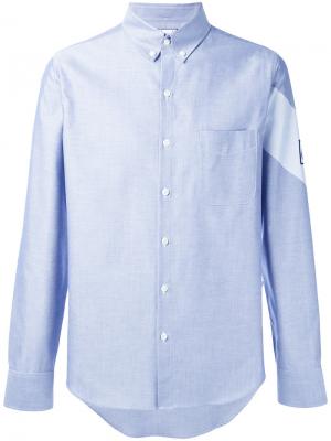 Рубашка в полоску Moncler Gamme Bleu. Цвет: чёрный